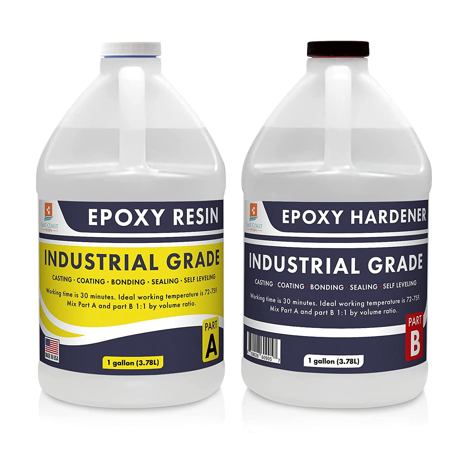 Epoxy Resin 2 Gallon Kit Industrial Grade